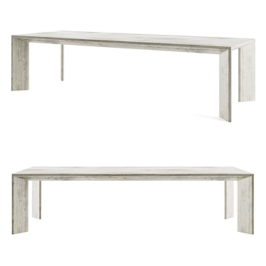 Arles Dining Table: Modern Elegance for Stylish Living 3D model image 1 