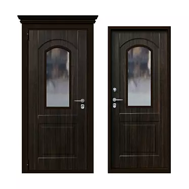 Securemme Thermowood Doors 3D model image 1 