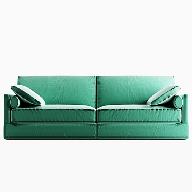 Modern Luna Sofa - Bellus 3D model image 1 