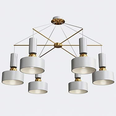 Maytoni Void Modern 6-Light Pendant 3D model image 1 