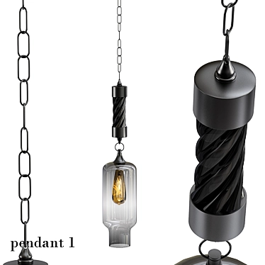Elegant Pendant Light - 2013 Edition 3D model image 1 