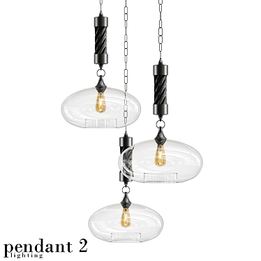 Elegant Pendant_2 for Stunning Style 3D model image 1 