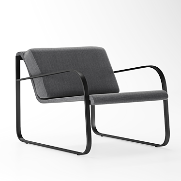 Italian Bugatti Sovet Armchair | 95*63*64h 3D model image 1 