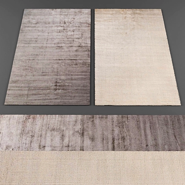 Elegant Home Rugs Collection 3D model image 1 