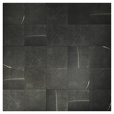 Multi-Texture Black Ceramic Marble 3D model image 1 