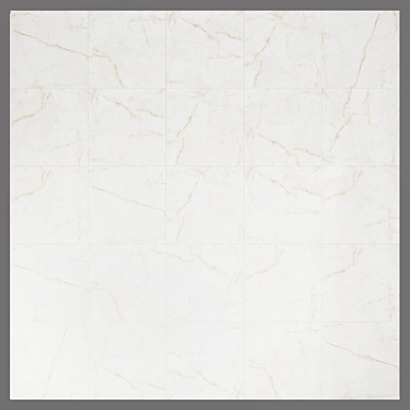 Luxurious White Gold Calacatta Marble Ceramic 3D model image 1 