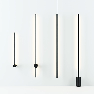 Skandi Minimal Pendant Light 3D model image 1 