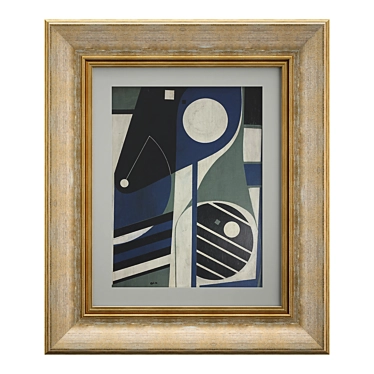 Classic Framed Artwork 3D model image 1 