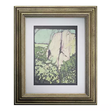 Classic Framed Artwork 3D model image 1 