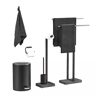 Modern Blomus Bathroom Decor Set 3D model image 1 