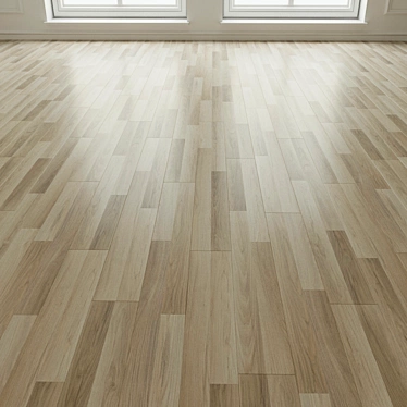 Natural Wood Laminate Parquet 3D model image 1 