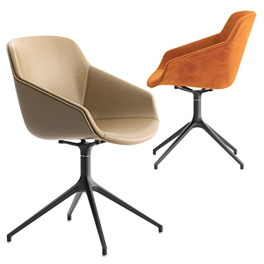 Elegant Vienna Chair - Boconcept 3D model image 1 