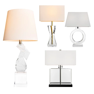 Elegance Illuminated: Table Lamp Collection 3D model image 1 