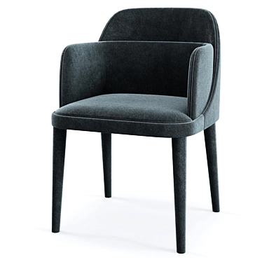 Elegant Jackie Armchair 3D model image 1 