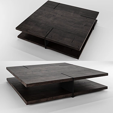 Sleek Modern Coffee Table 3D model image 1 