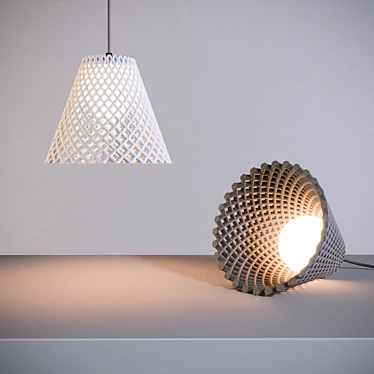 Concrete Helia Pendant Lamp by Dror Kaspi