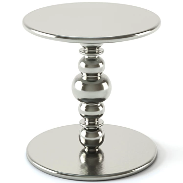 Kuf Aluminum Accent Table 3D model image 1 