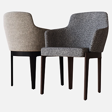 Modern Chelsea Chair: Molteni 3D model image 1 