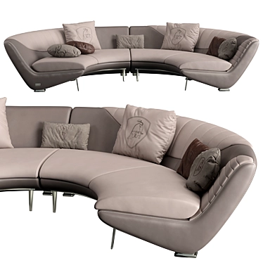 Luxurious Tonino Lamborghini Casa TOLEDO Sofa 3D model image 1 