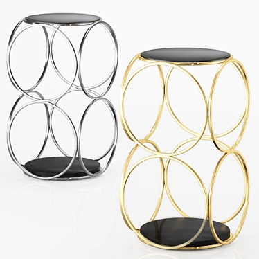 Alister Side Table: Sleek and Modern 3D model image 1 