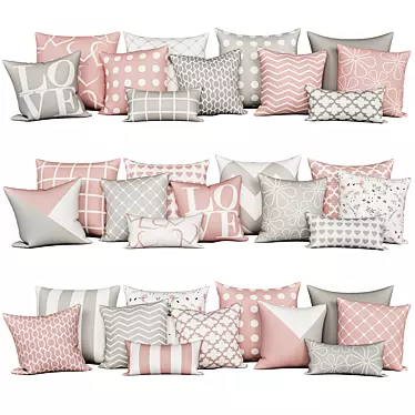 Kombigode Decorative Sofa Pillows 3D model image 1 