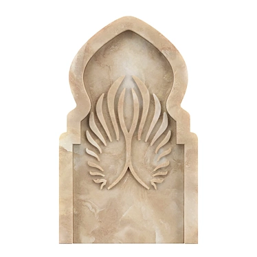 Elegant OM Arch Marble AM55 3D model image 1 