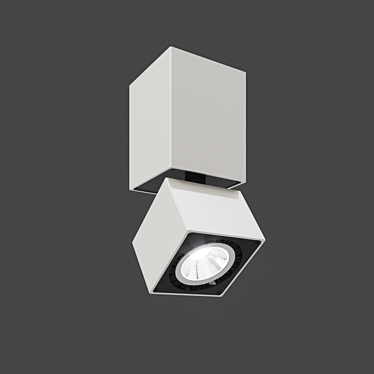 COLUMBRETES Surface Mount Light: Sleek, Elegant, and Efficient 3D model image 1 