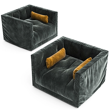 Sleek and Stylish Savoy Chair 3D model image 1 