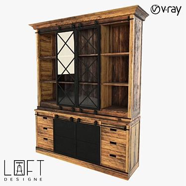 Spacious Loft Cupboard - 7161 Model 3D model image 1 