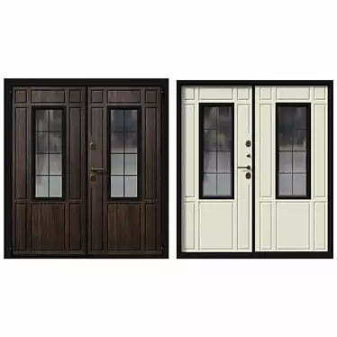 Om Thermowood: High-Quality European Doors 3D model image 1 