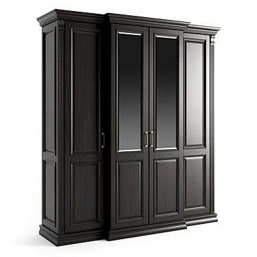 Gothic 4-door Rimar Cabinet 3D model image 1 