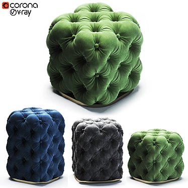 Archived 3D MAX Pouf 3D model image 1 