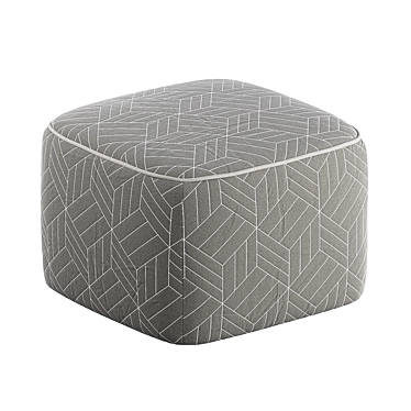  Comfy Cushioned Stool 3D model image 1 