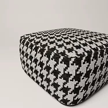 Elegant Minotti Davis Pouf 3D model image 1 