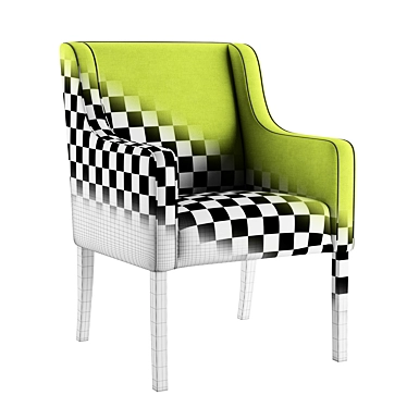 Ergonomic Denis SPK Chair - Height: 90cm 3D model image 1 