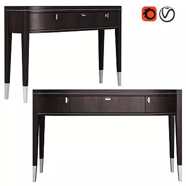 Grand Console with Drawers: Elegant and Functional 3D model image 1 