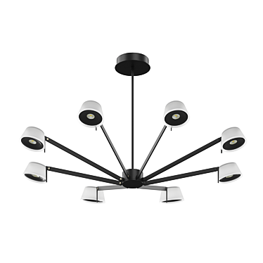 Customizable LED Floor Lamp 3D model image 1 