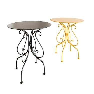 Fermob "1900" Table: Vintage Elegance 3D model image 1 