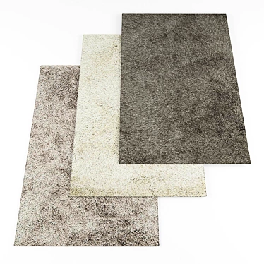 Texture Variety Rug Collection 3D model image 1 