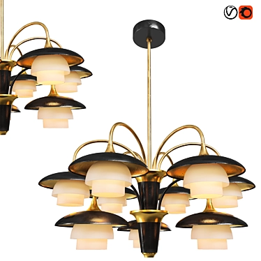 Minimalist LED Pendant Light 3D model image 1 