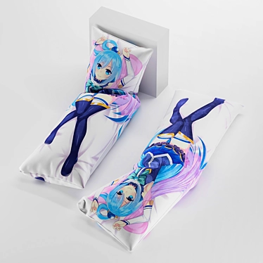 Ultimate Comfort Body Pillow 3D model image 1 