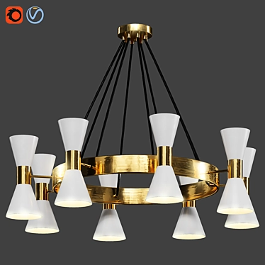 18-Light Modern Design Pendant 3D model image 1 