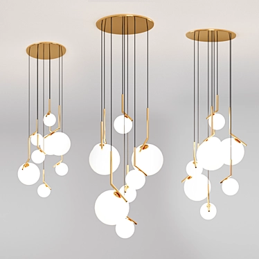 Bolle: Stylish Chandeliers for Contemporary Spaces 3D model image 1 