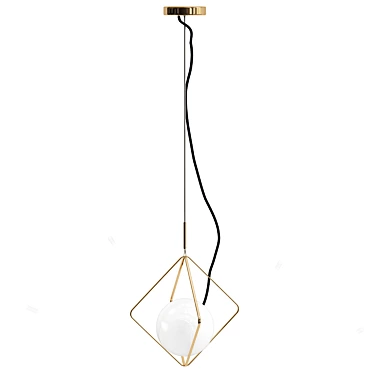 ADAMAS Pendant Light: Modern Design for Perfect Illumination 3D model image 1 