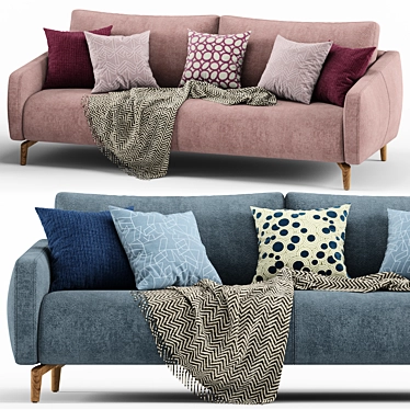 Modern Finland Sofa - Calligaris 3D model image 1 