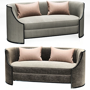 Elegant Ferrell Mittman Sofa 3D model image 1 