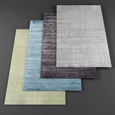 Elegant Collection of Rugs 3D model image 1 