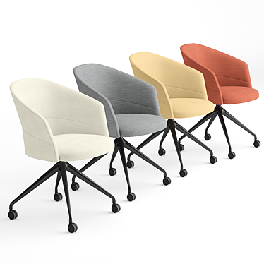 Stylish Copa Office Chair 3D model image 1 