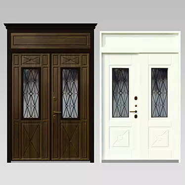 Om TermoWood: Stylish and Secure Doors 3D model image 1 