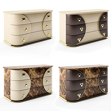 Italian Turri Vogue Drawer - Stunning Design and Functionality 3D model image 1 